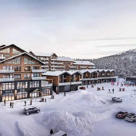 Lux Lapland Cranberry Center 61m2 Ski-in Ski-out 2 Bedr & 2 Bathr Apartment Levi