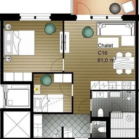 Lux Lapland Cranberry Center 61m2 Ski-in Ski-out 2 Bedr & 2 Bathr Apartment *