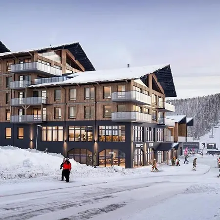 Lux Lapland Cranberry Center 61m2 Ski-in Ski-out 2 Bedr & 2 Bathr Apartment